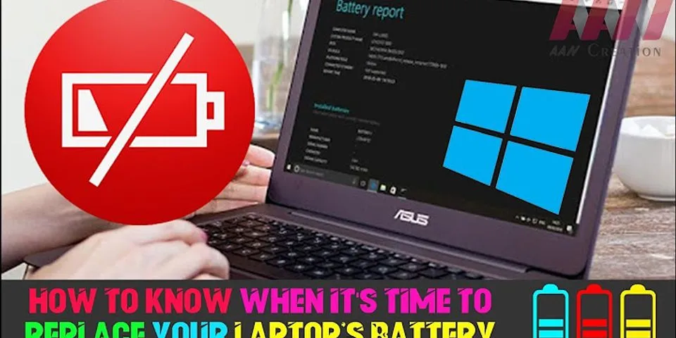 How often should laptop battery be replaced