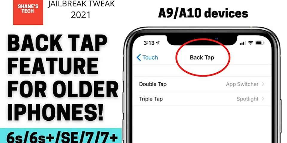 How to get Back Tap on iPhone 7