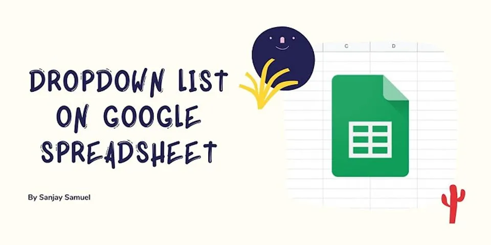 How to remove drop-down list in Google Sheets