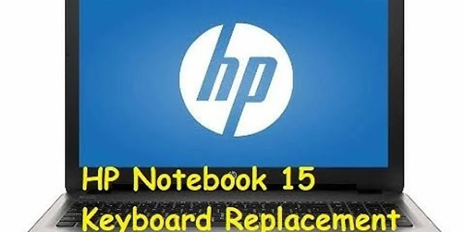 HP 15 Laptop Keyboard