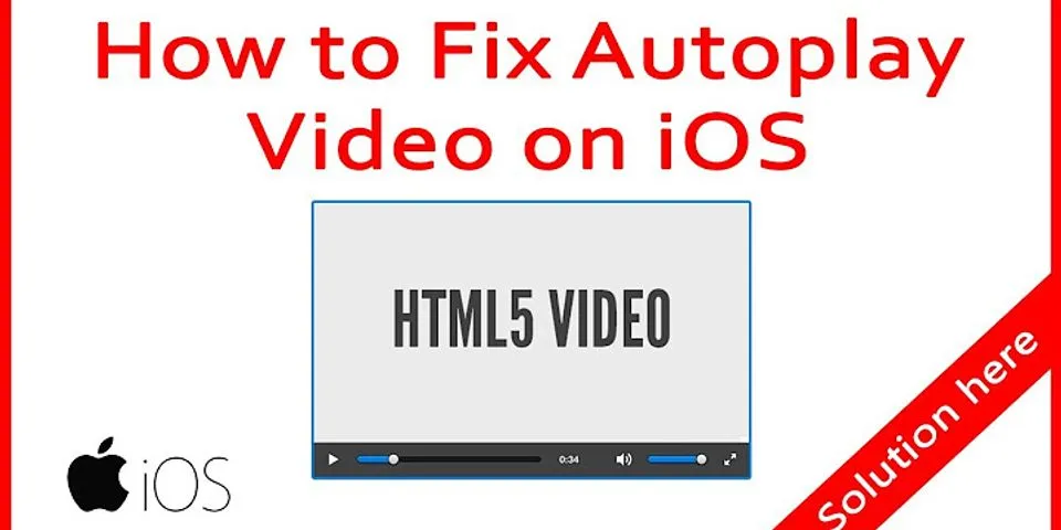 iOS Chrome autoplay video