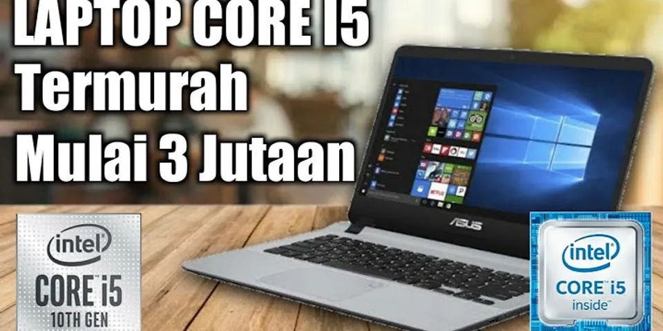 Laptop ASUS 3 jutaan Core i3