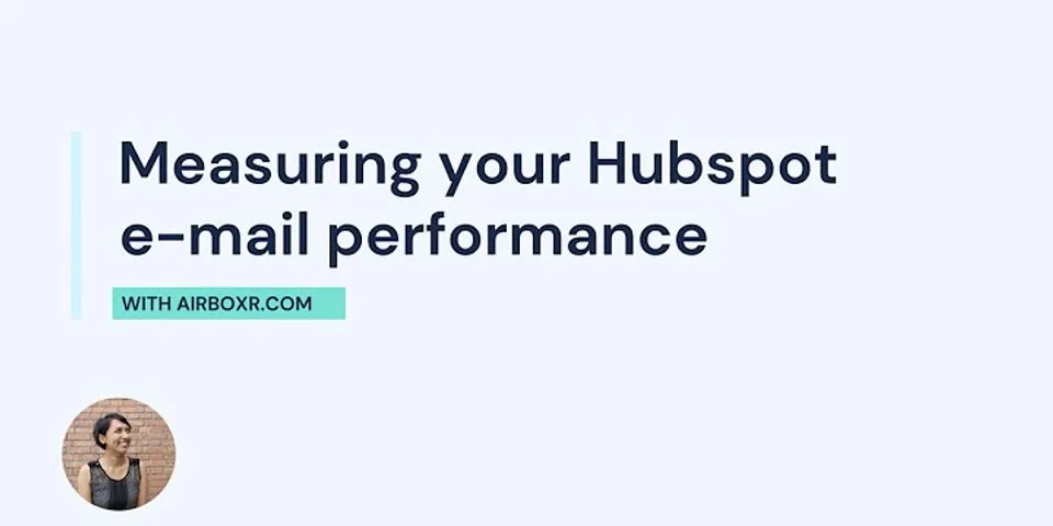 List performance HubSpot