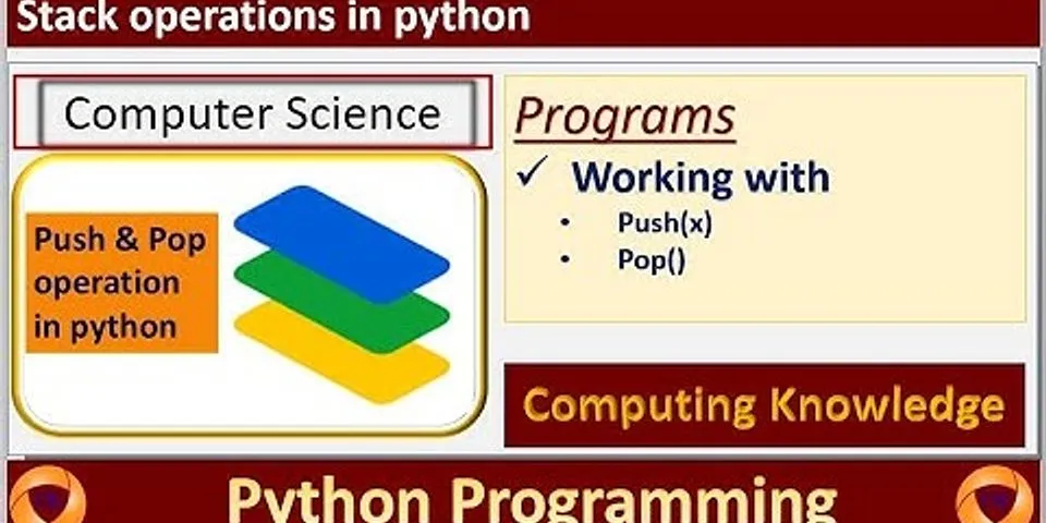 List pop Python 3