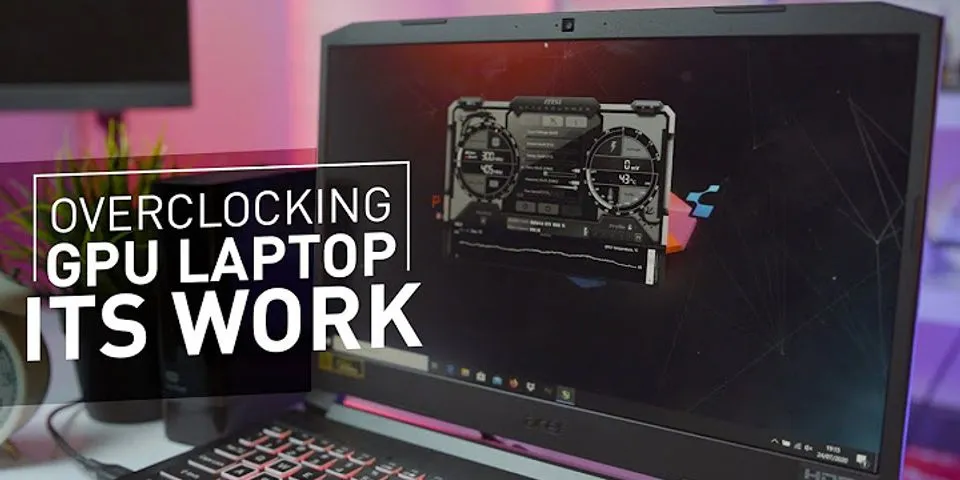 Overclock GPU laptop