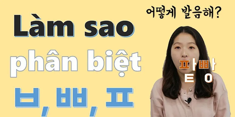 Phụ âm tiếng Hàn là gì