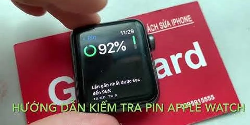 Pin Apple Watch Series 4 dụng được bao lâu