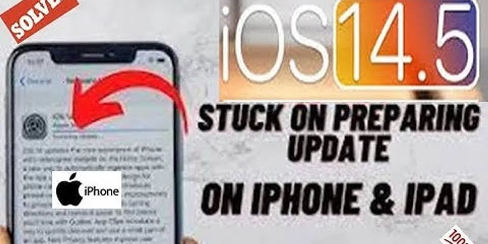 Preparing update iOS 14 iPad