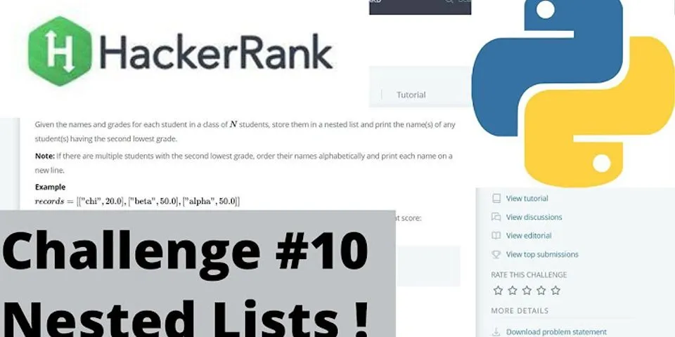 Python increasing list hackerrank solution