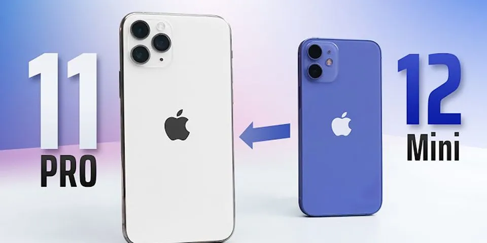 So sánh iPhone 12 mini và iPhone 11 Pro