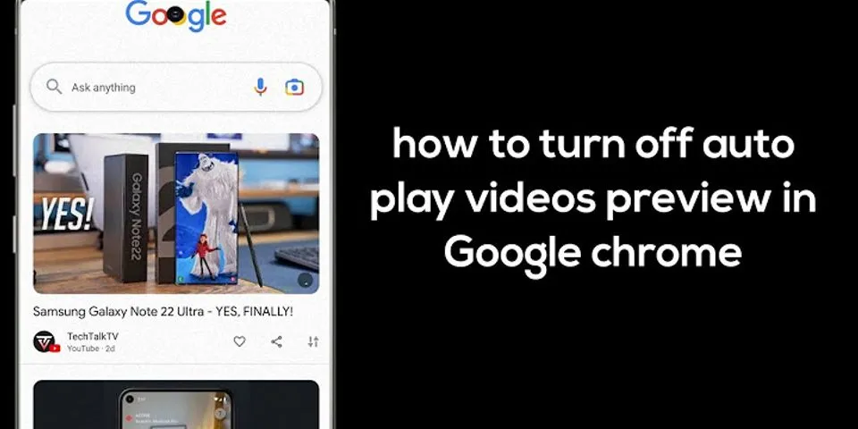 Stop autoplay ads Chrome Android