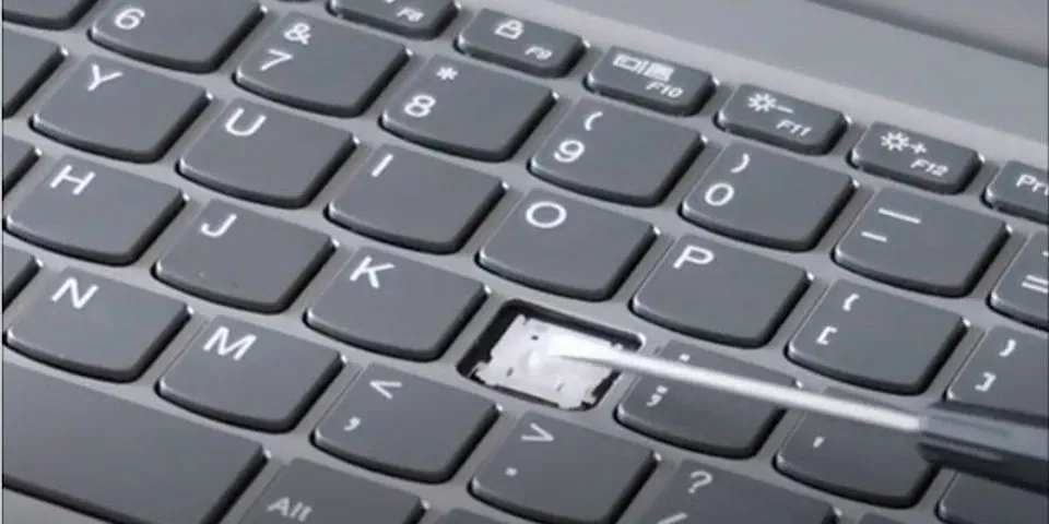 Take out laptop keys