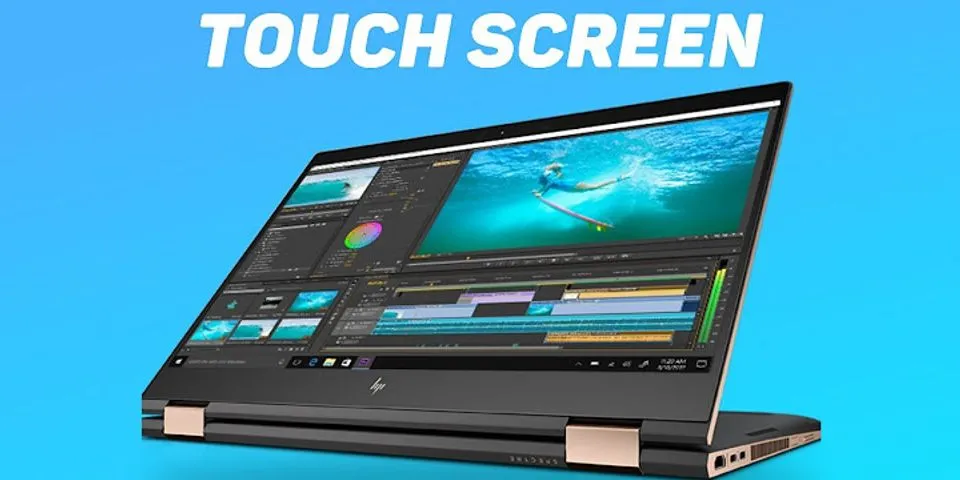 Touchscreen laptops with pen