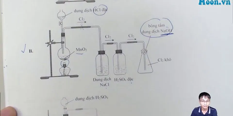 Trong các hình vẽ sau hình vẽ nào mô tả đúng nhất cách thu khí HCl trong phòng thí nghiệm
