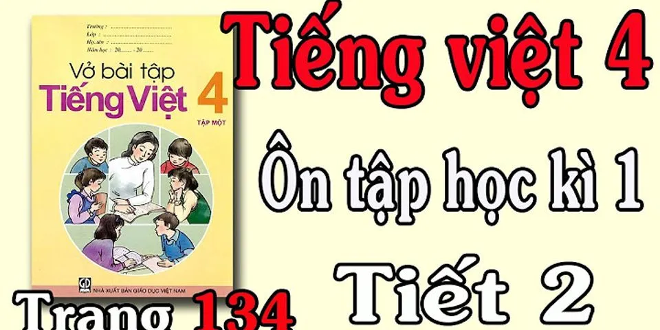 Vở bài tập tiếng Việt lớp 4 tập 2 pdf