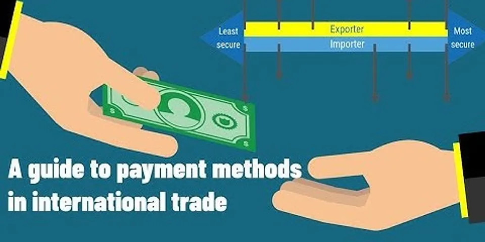 What are the major payment methods?