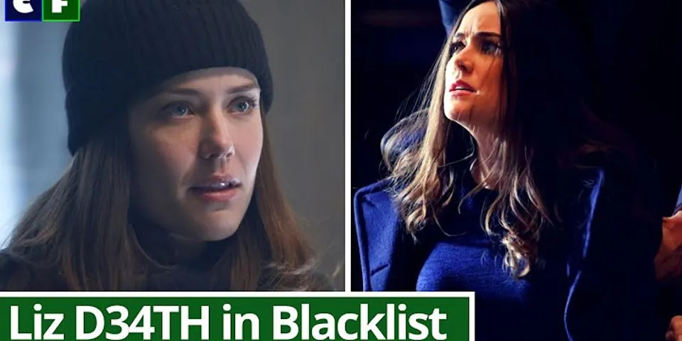 Why did Elizabeth leave blacklist?