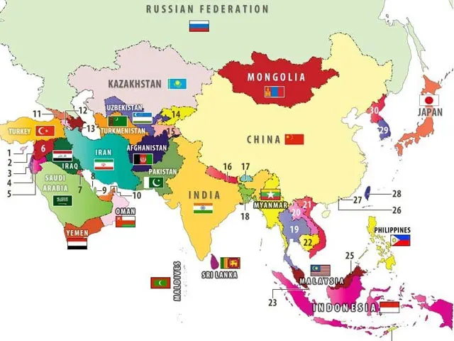 Châu Á quốc gia và khu vực