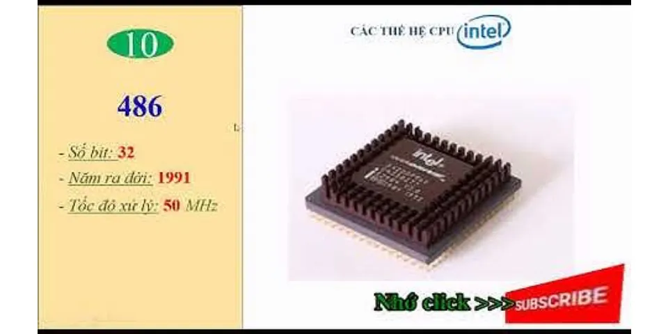 Tổ chức của CPU