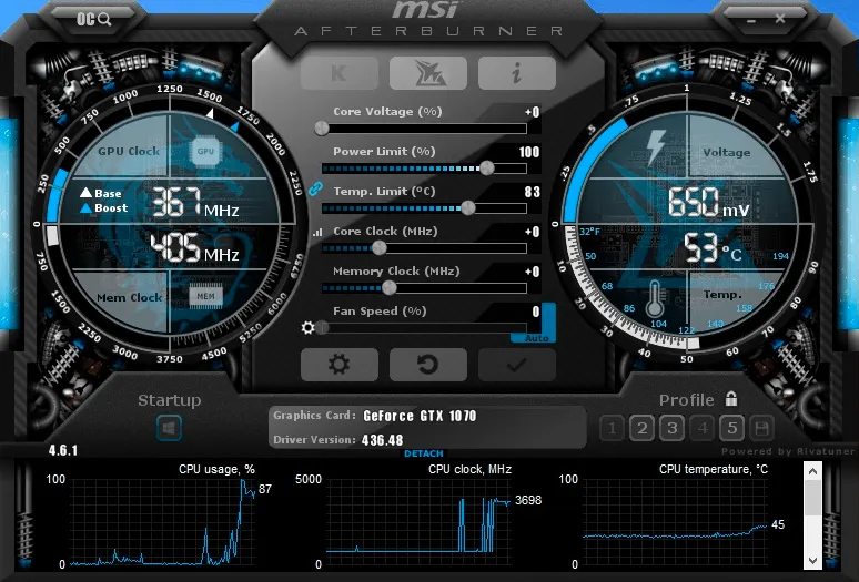 Undervolting with MSI