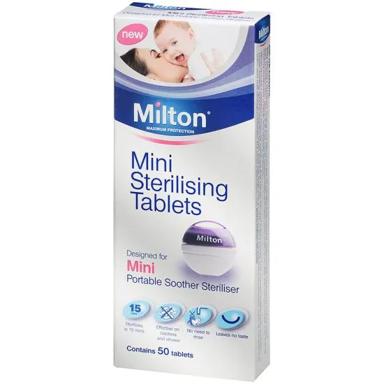 Viên tiệt trùng Milton dùng tiệt trùng cốc nguyệt san và đồ dùng trẻ em