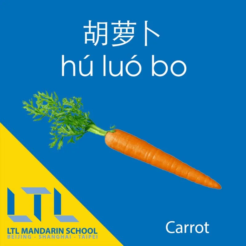 Carrot in Chinese